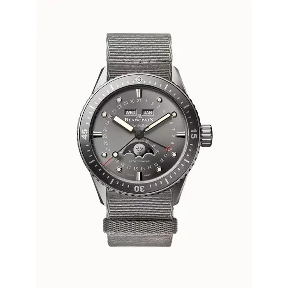 Blancpain Fifty Fathoms Bathyscaphe Quantième Complet Phases de Lune, Caliber 6654.P.4