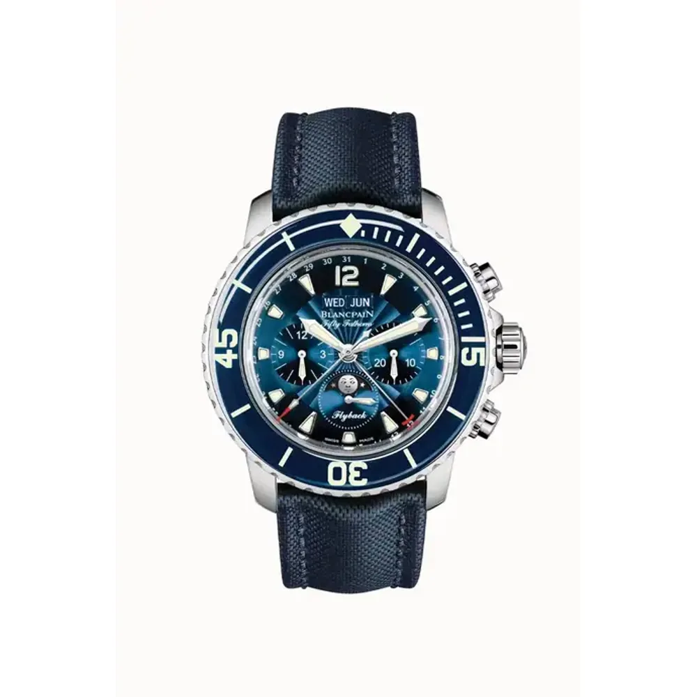 Blancpain Fifty Fathoms Chronographe Flyback Quantième Complet, Caliber 66BF8