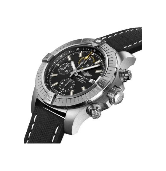 Breitling Avenger Chronograph 45, Stainless steel · 45 mm · Black