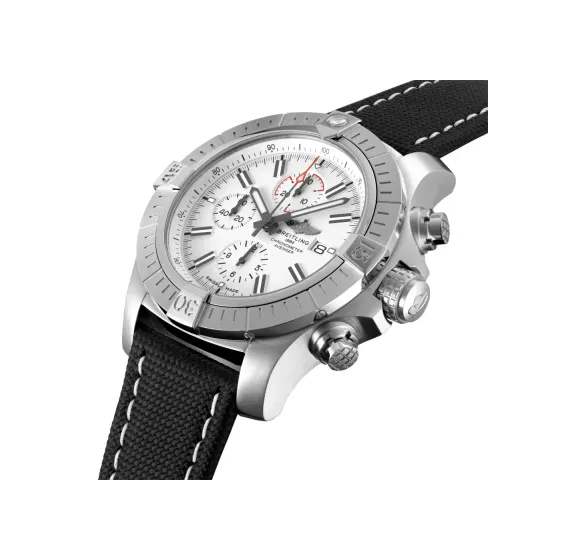 Breitling Super Avenger Chronograph 48, Stainless steel · 48 mm · White