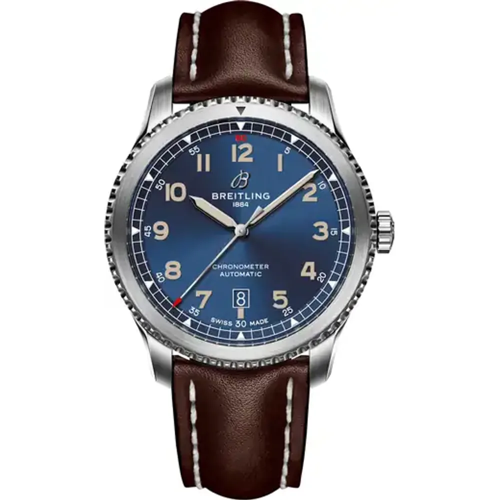 Breitling Aviator 8 Automatic 41, Stainless steel · 41 mm · Blue