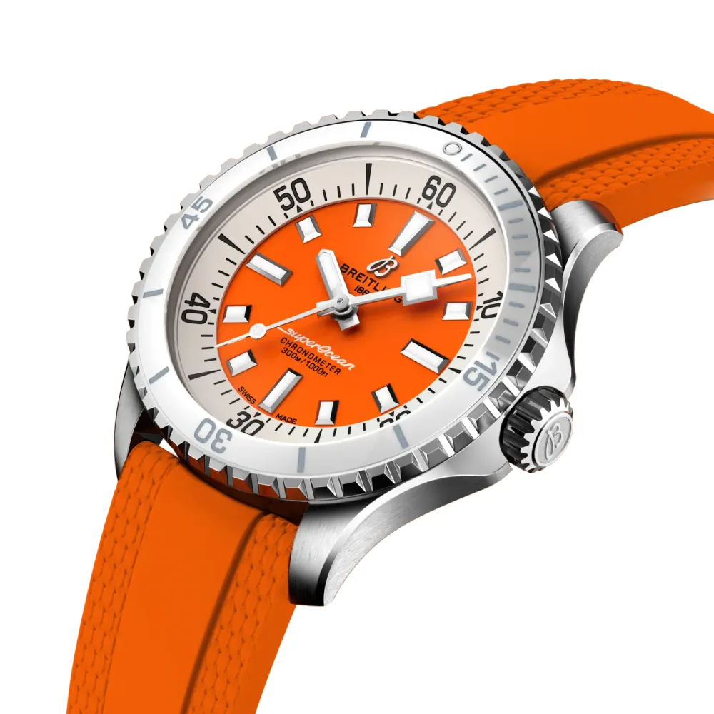 Breitling Superocean Automatic 36, Stainless steel · 36 mm · Orange