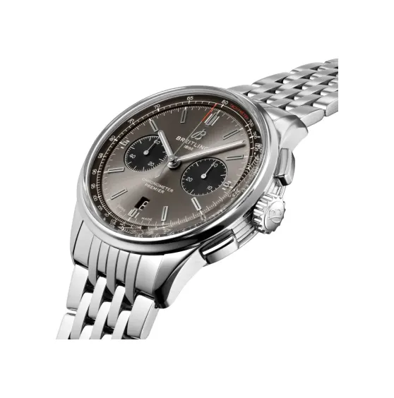 Breitling Premier B01 Chronograph 42, Stainless steel · 42 mm · Anthracite