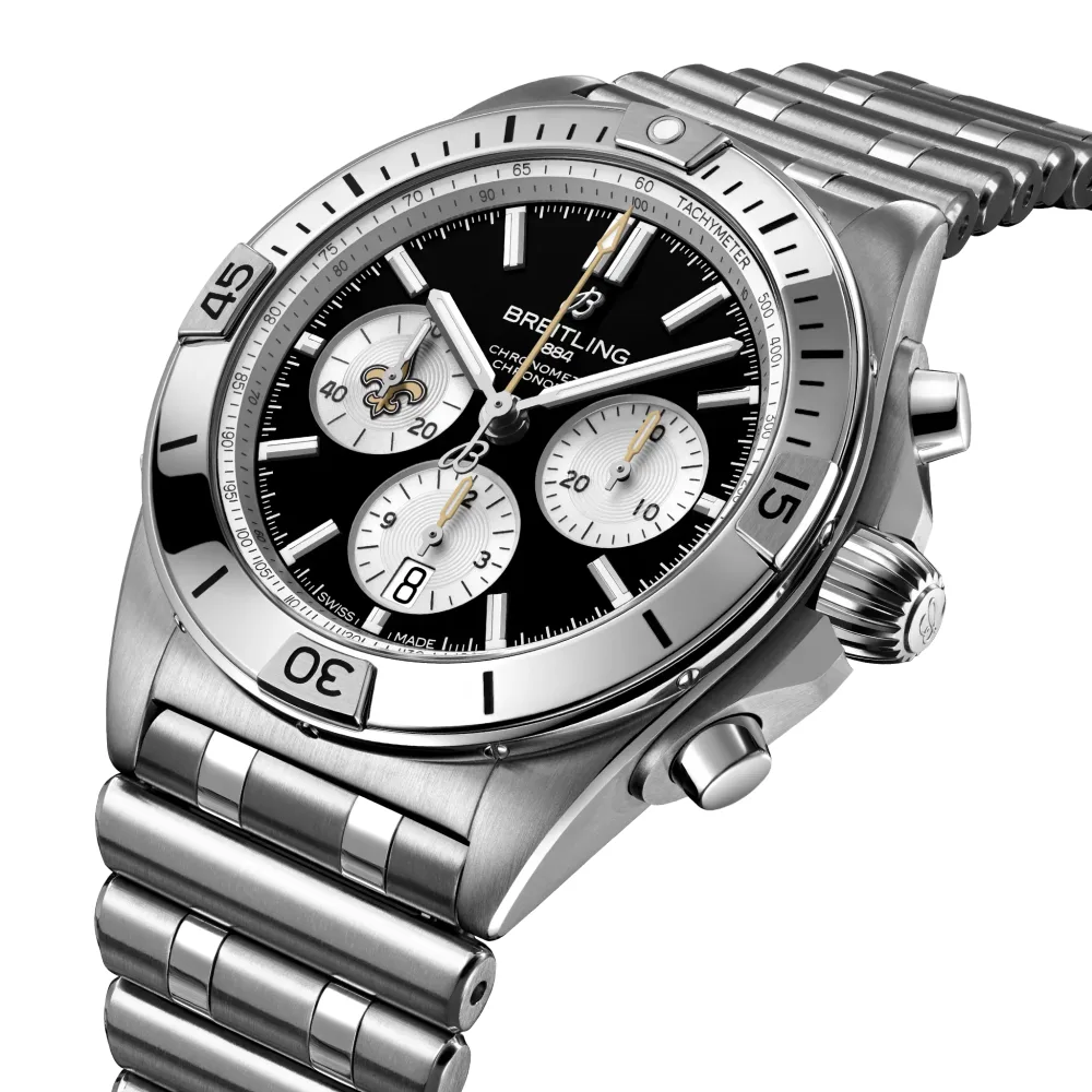 Breitling Chronomat B01 42 NFL New Orleans Saints Edition