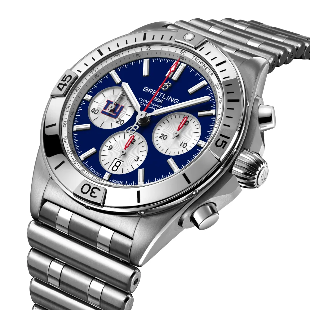 Breitling Chronomat B01 42 NFL New York Giants Edition