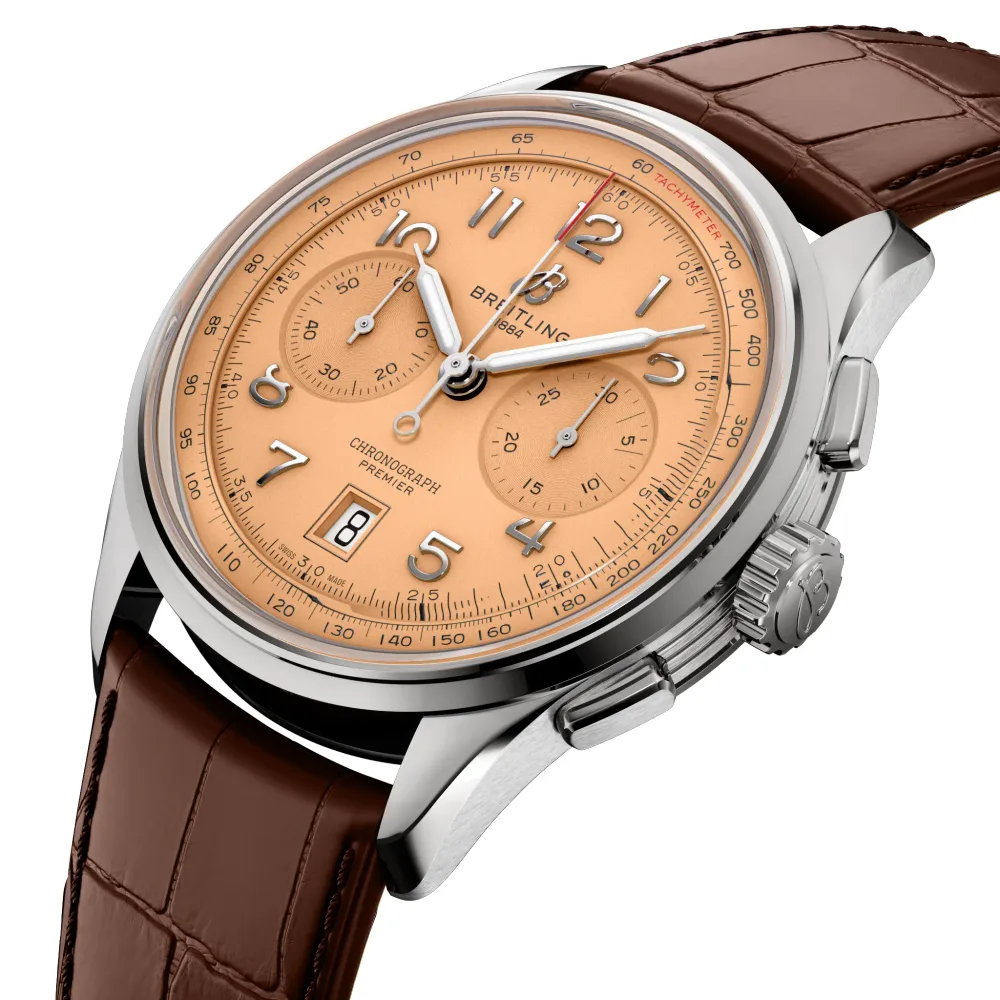 Breitling Premier B01 Chronograph 42, Stainless steel · 42 mm · Copper