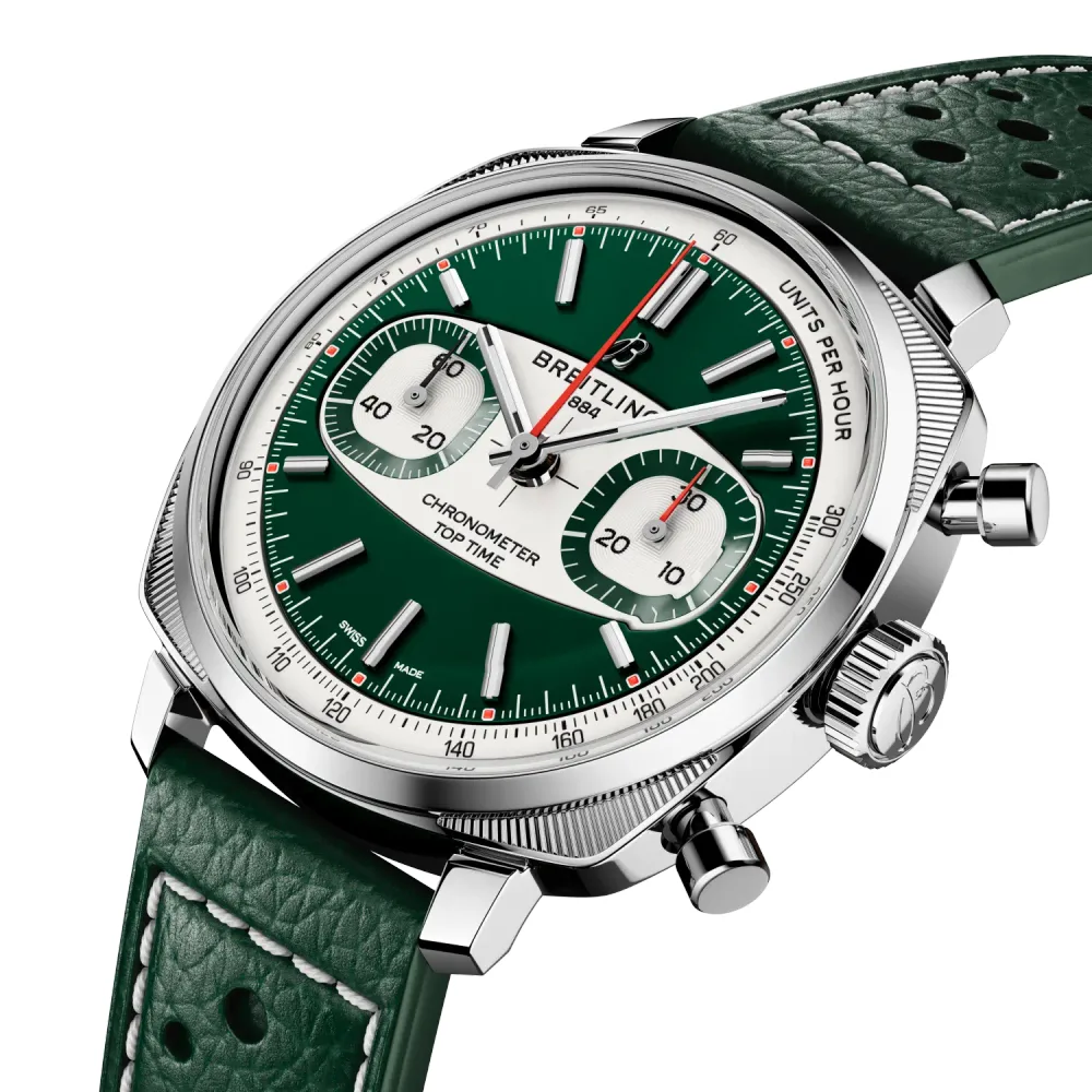 Breitling Top Time B01 Racing, Stainless steel · 38 mm · Green