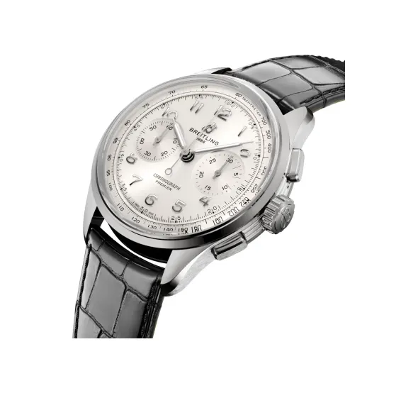 Breitling Premier B09 Chronograph 40, Stainless steel · 40 mm · Silver
