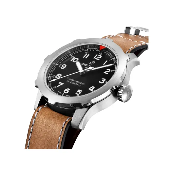 Breitling Aviator SUPER 8 B20 Automatic 46, Stainless steel · 46 mm · Black