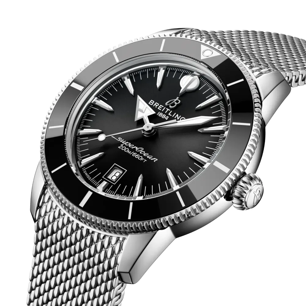 Breitling Superocean Heritage B31 Automatic 44, Stainless steel · 44 mm · Black