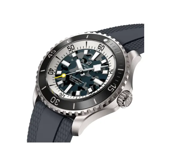 Breitling Superocean Automatic 46 Super Diver, Titanium · 46 mm · Black