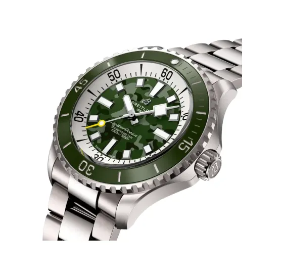 Breitling Superocean Automatic 46 Super Diver, Titanium · 46 mm · Green