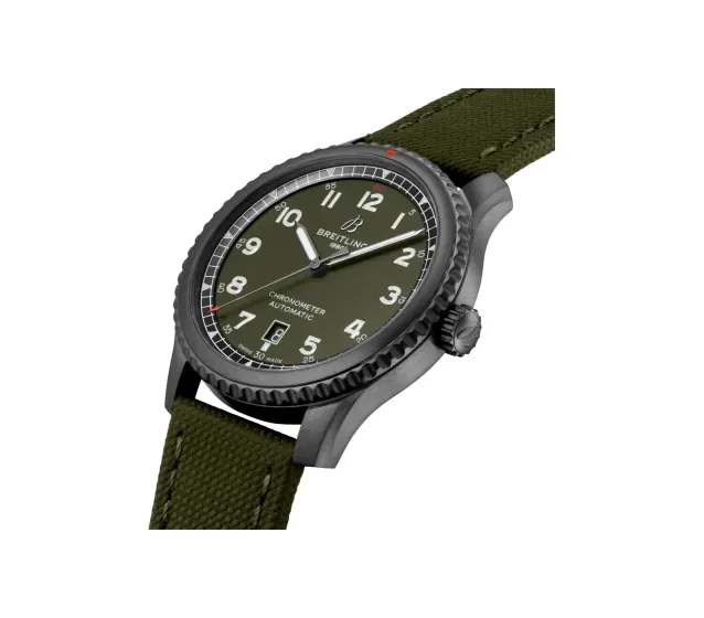 Breitling Aviator 8 Automatic 41 Black Steel Curtiss Warhawk