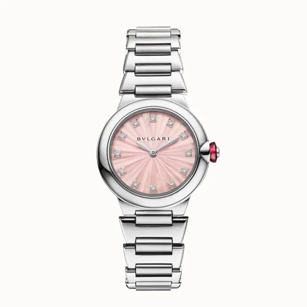 Bulgari Lvcea Watch Steel with Diamonds
