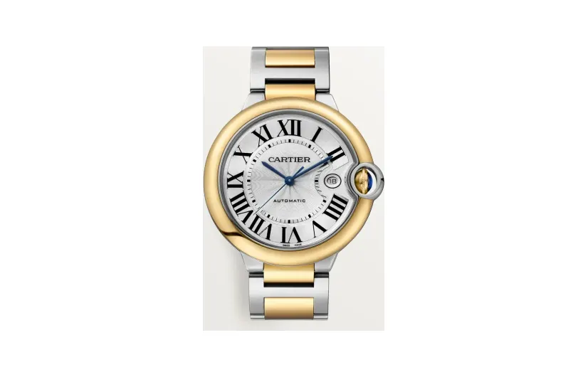 Cartier Ballon Bleu de Cartier, 42 mm, automatic mechanical movement, yellow gold, steel