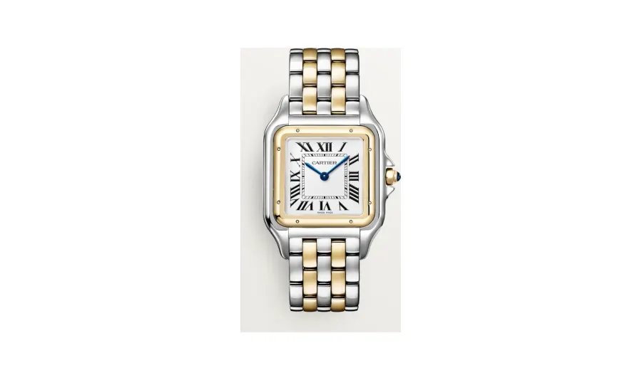 Cartier Panthère de Cartier, Large model, quartz, yellow gold, steel