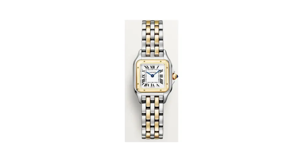 Cartier Panthère de Cartier, Small model, quartz movement, yellow gold, steel