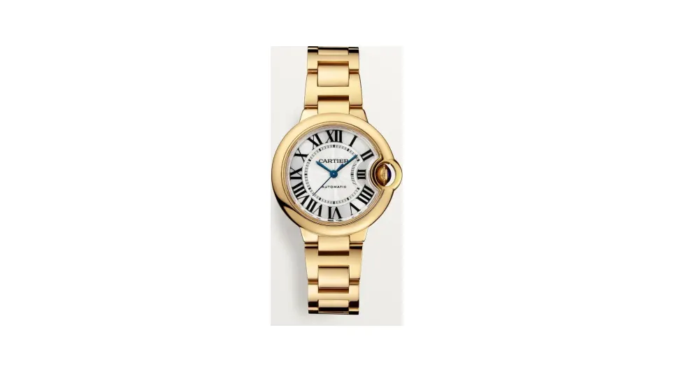 Cartier Ballon Bleu de Cartier, 33 mm, mechanical movement with automatic winding, yellow gold