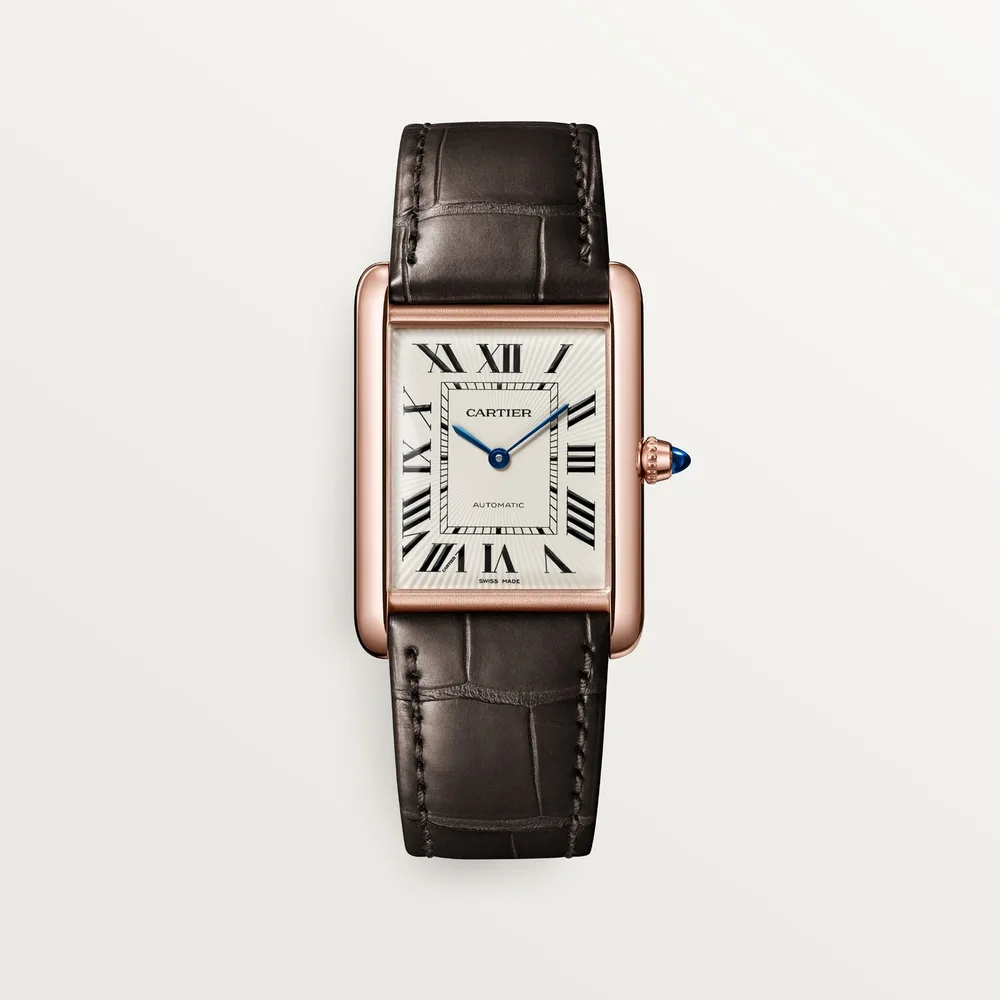 Cartier Tank Louis Cartier, Large model, automatic movement, rose gold