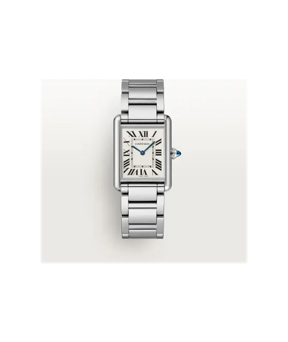 Cartier Tank Must de Cartier, Large model, high autonomy quartz movement, steel