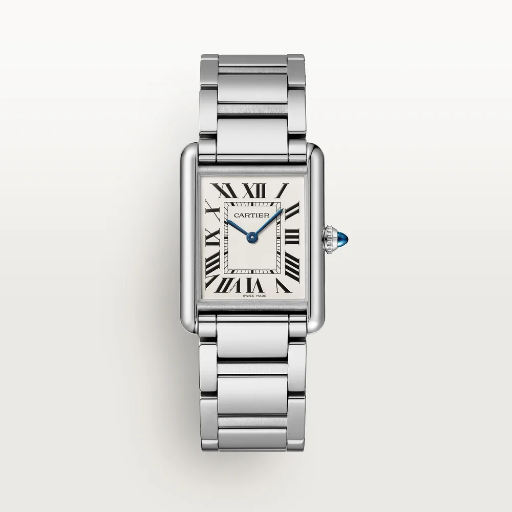 Cartier Tank Must de Cartier, Large model, high autonomy quartz movement, steel
