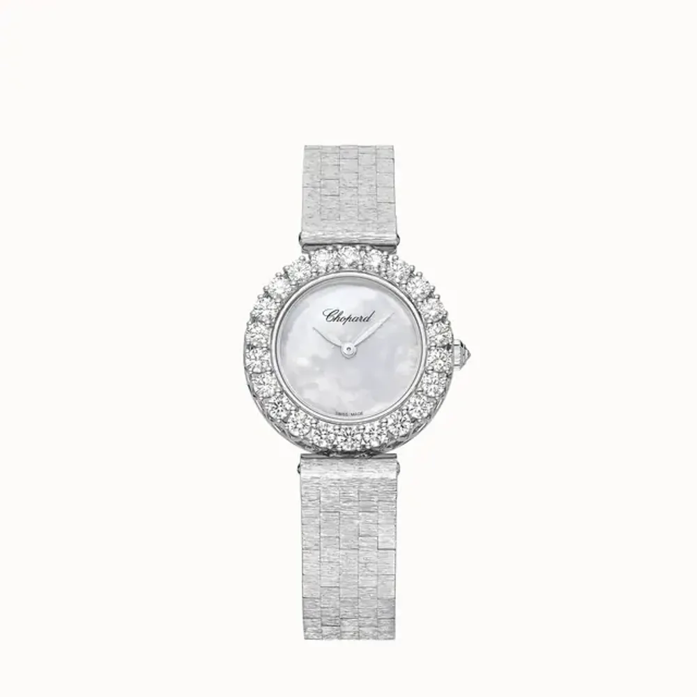 Chopard L'Heure du Diamant, 26 mm, manual, ethical white gold, diamonds