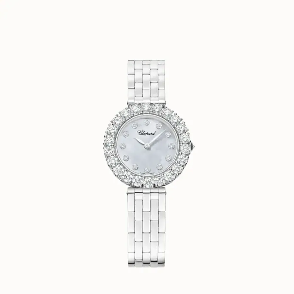 Chopard L'Heure du Diamant, 30 mm, automatic, ethical white gold, diamonds