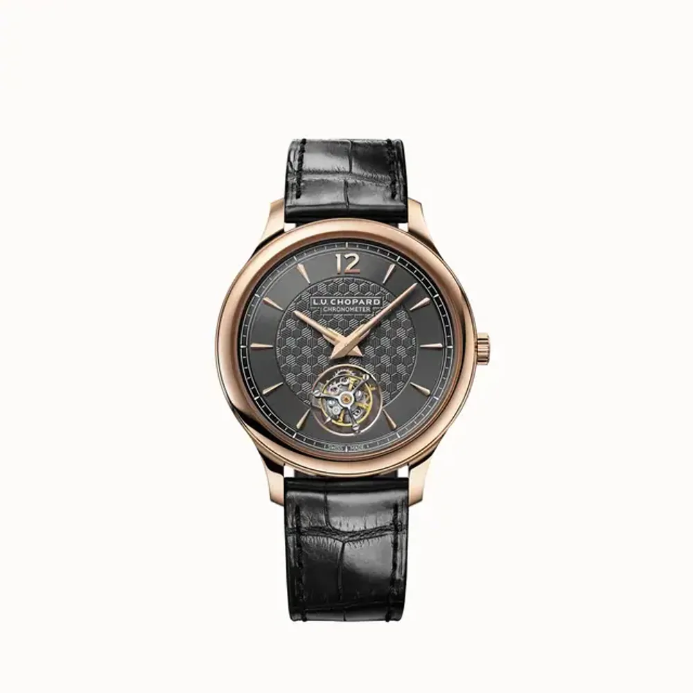 Chopard L.U.C Flying T Twin, 40 mm, automatic, ethical rose gold
