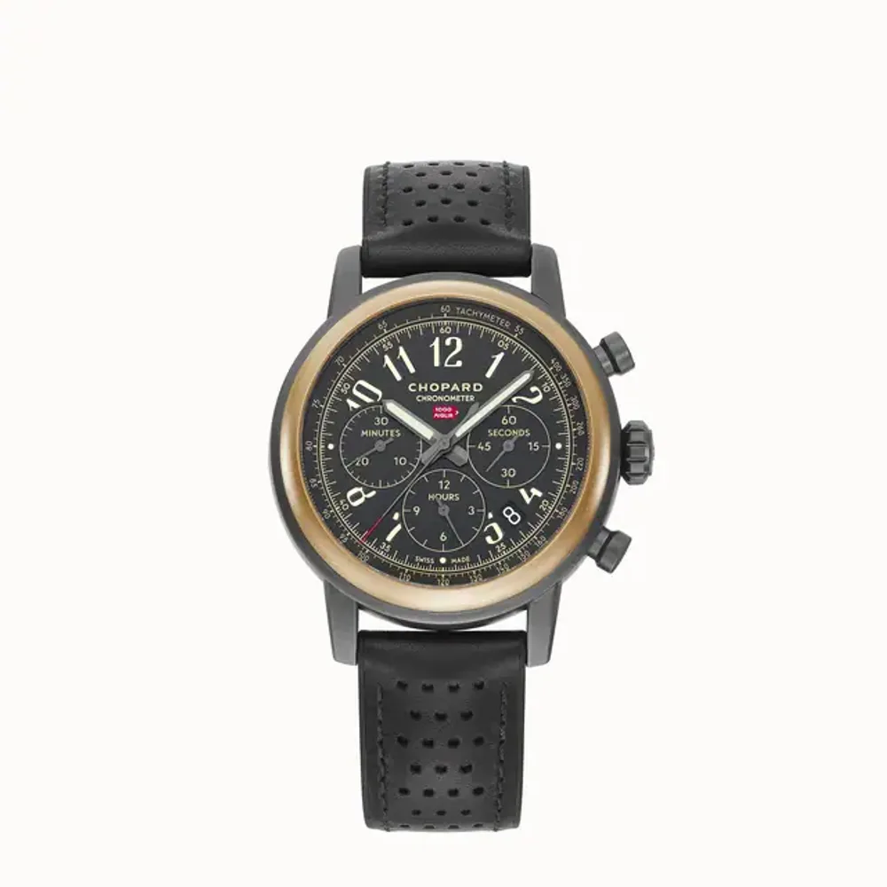 Chopard Mille Miglia 2020 Race Edition, 42 mm, automatic, ethical rose gold, DLC-coated Lucent Steel™