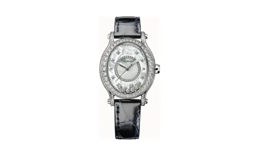 Chopard Happy Sport, 29 x 31 mm, automatic, ethical white gold, diamonds