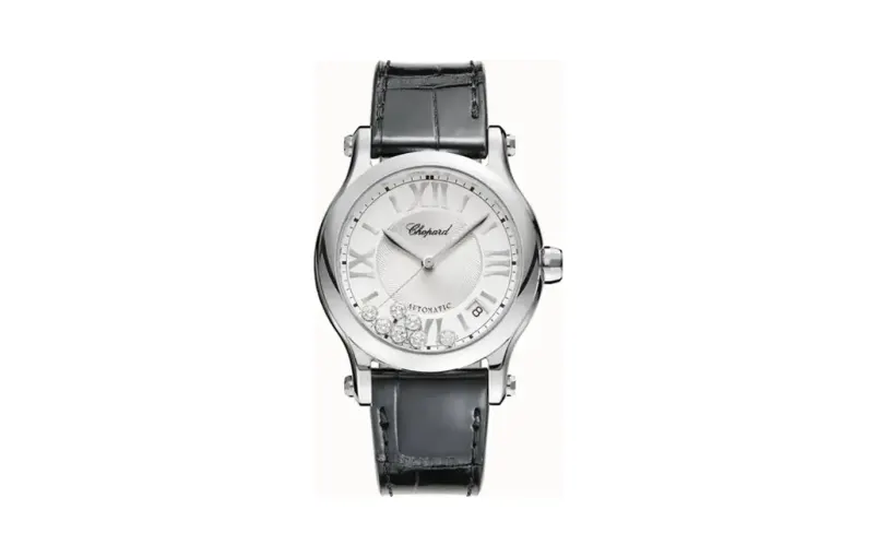 Chopard Happy Sport, 36 mm, automatic, Lucent Steel™, diamonds