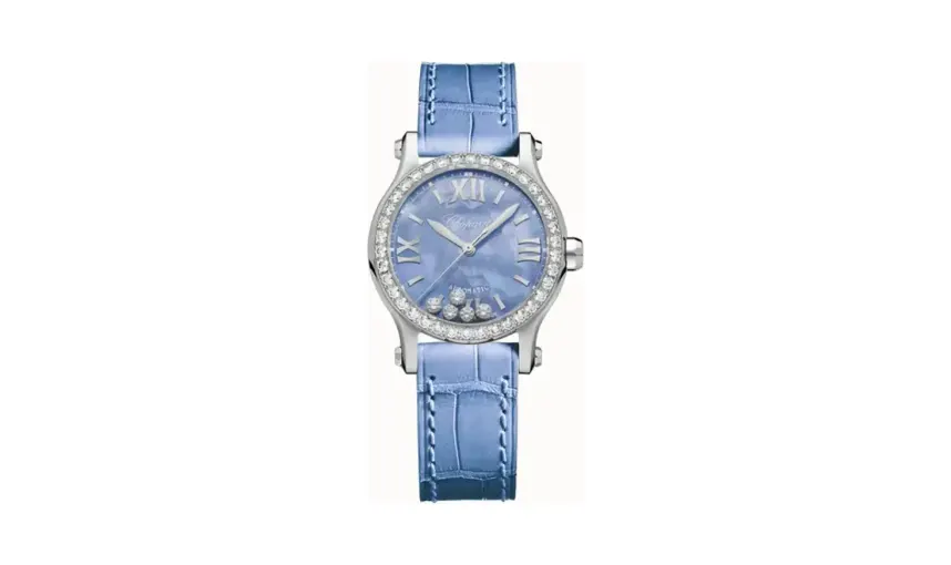 Chopard Happy Sport, 30 mm, automatic, Lucent Steel™, diamonds