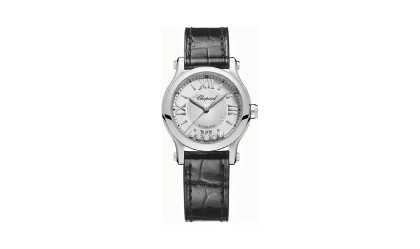 Chopard Happy Sport, 30 mm, automatic, Lucent Steel™, diamonds