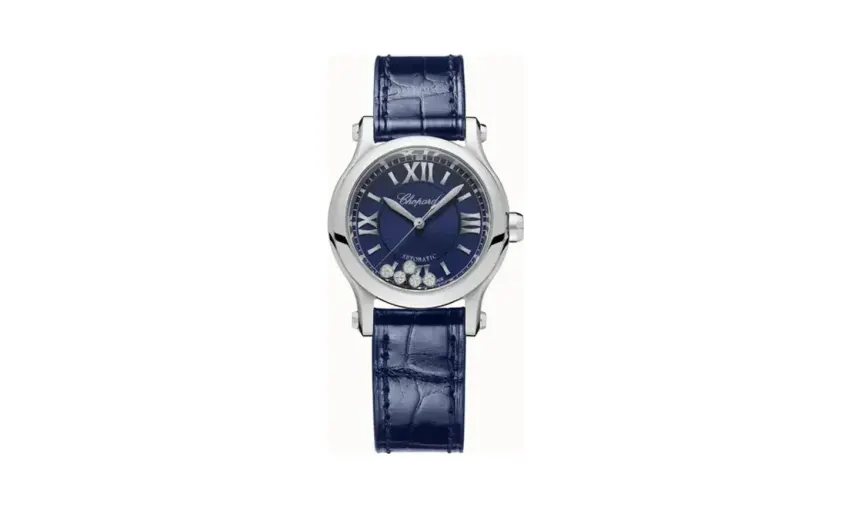 Chopard Happy Sport, 30 mm, automatic, Lucent Steel™, diamonds