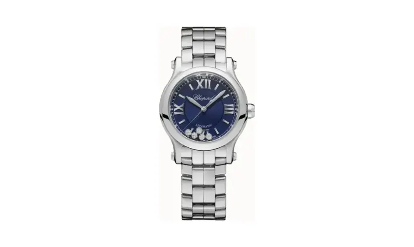 Chopard Happy Sport, 30 mm, automatic, Lucent Steel™, diamonds
