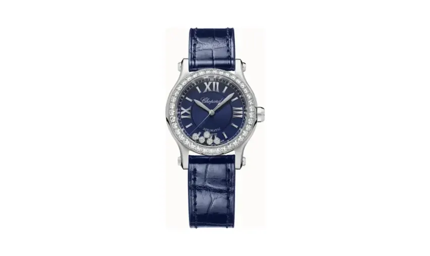 Chopard Happy Sport, 30 mm, automatic, Lucent Steel™, diamonds