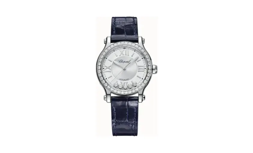 Chopard Happy Sport, 33 mm, automatic, Lucent Steel™, diamonds
