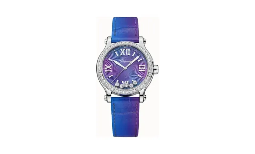 Chopard Happy Sport, 33 mm, automatic, Lucent Steel™, diamonds