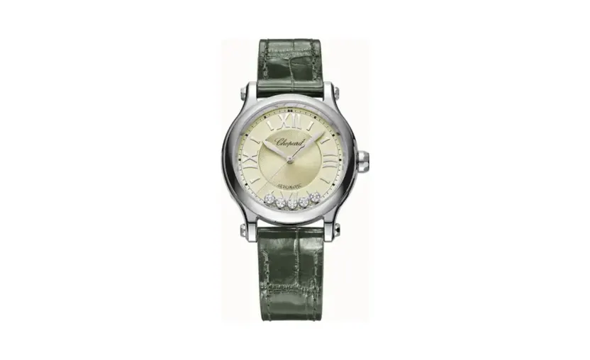 Chopard Happy Sport, 33 mm, automatic, Lucent Steel™, diamonds