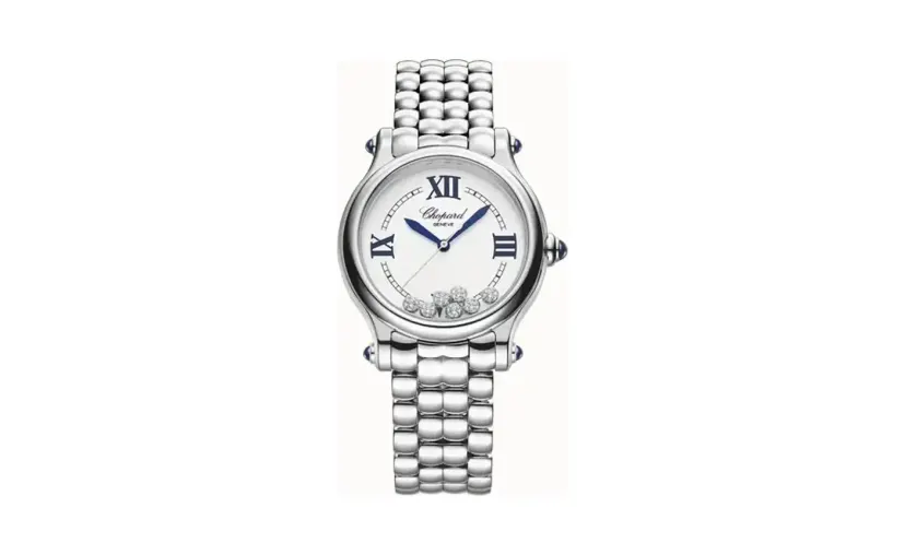 Chopard Happy Sport The First, 33 mm, automatic, Lucent Steel™, diamonds