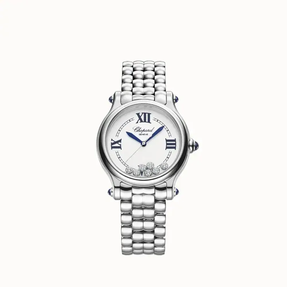 Chopard Happy Sport The First, 33 mm, automatic, Lucent Steel™, diamonds