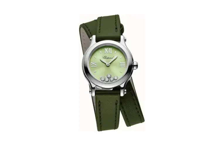 Chopard Happy Sport, 25 mm, quartz, Lucent Steel™, diamonds
