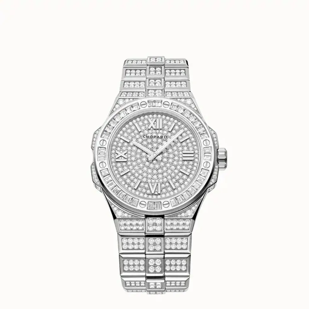 Chopard Alpine Eagle 41, 41 mm, automatic, ethical white gold, diamonds
