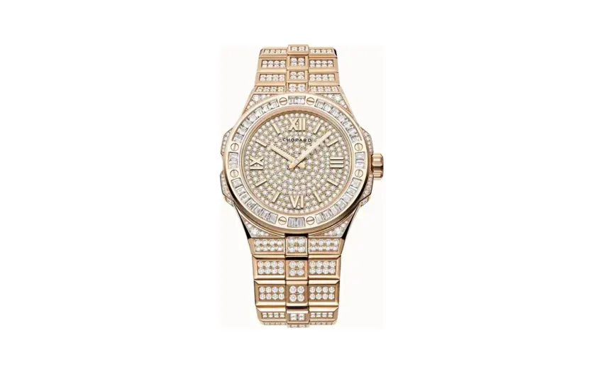 Chopard Alpine Eagle 41, 41 mm, automatic, ethical rose gold, diamonds