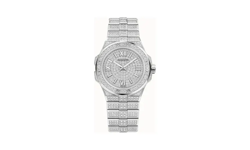 Chopard Alpine Eagle 36, 36 mm, automatic, ethical white gold, diamonds