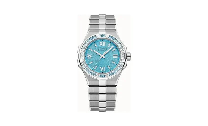 Chopard Alpine Eagle 36 Summit, 36 mm, automatic, ethical white gold, topazes