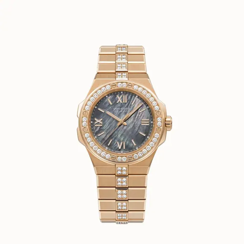 Chopard Alpine Eagle 36, 36 mm, automatic, ethical rose gold, diamonds