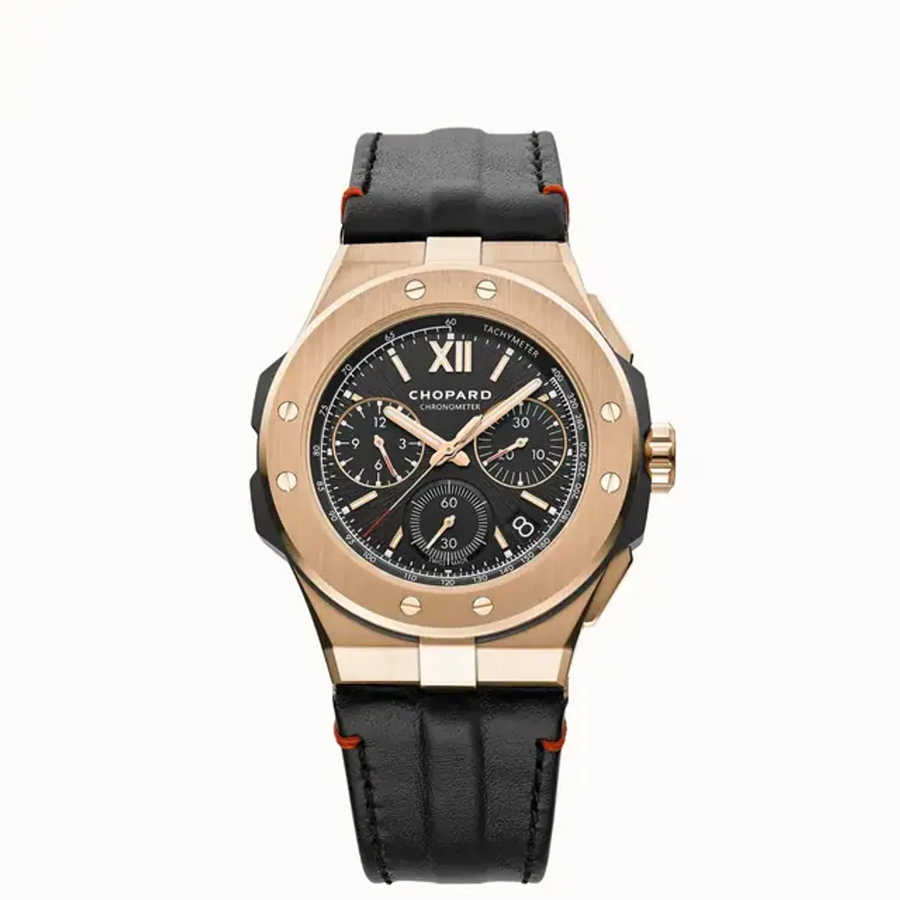 Chopard Alpine Eagle XL Chrono, 44 mm, automatic, rose gold and ceramicised titanium