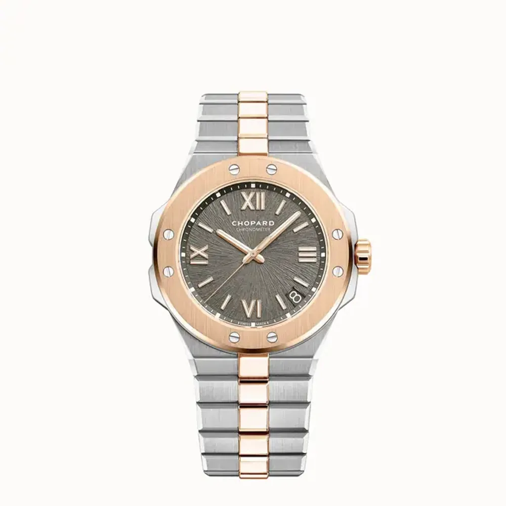 Chopard Alpine Eagle 41, 41 mm, automatic, ethical rose gold, Lucent Steel™