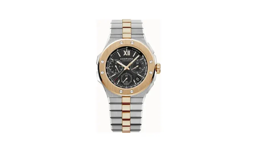 Chopard Alpine Eagle XL Chrono, 44 mm, automatic, ethical rose gold, Lucent Steel™